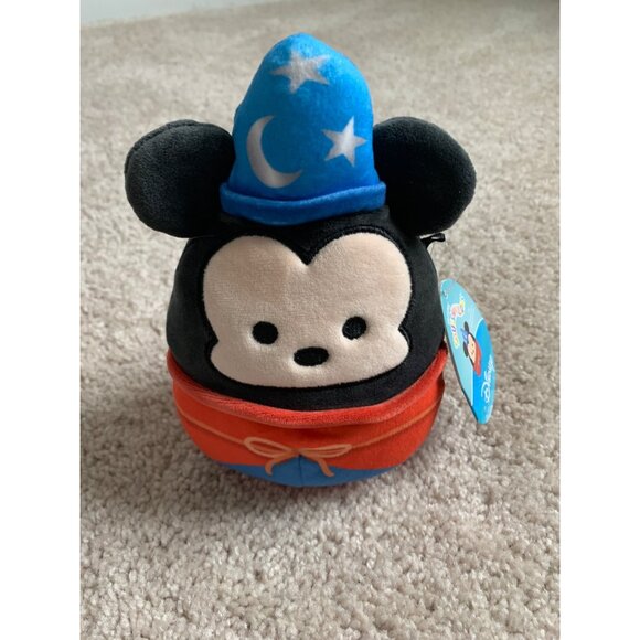 Disney Squishmallow Mickey Mouse Sorcerer's Apprentice Plush 7" NWT‎ - Picture 1 of 8